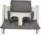 Shabany® Hochstuhl Sitzkissen 100% Bio Baumwolle | Classic Kissen Sitzbezug | Hochstuhlauflage | 2-teilig passend für Stokke Tripp Trapp Kinderhochstuhl |maschinenwaschbar | einfache Befestigung