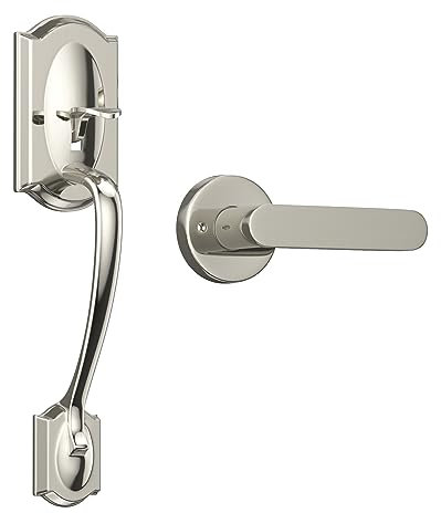 YYTDZSW Front Door Handle Satin Nickel