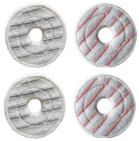 4 Pack Mop Head Replacement for Vileda Spin and Clean Mop, Washable Microfiber Mop Refill for Floor Cleaning Kit 161822