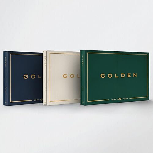 Dschungkook [Golden] Album (Glanz + solide + Substanz – 3er-Set +1ea Store Gift BTS Fotokarte) K-Pop versiegelt