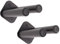 Les Mills Steel Wall Storage Rack for 2 SMARTBAR Barbells or 4 Weight Plates, Modern, 0.52kg Each