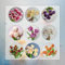 10 Pcs Tulpenzwiebeln Mischung, Tulpen Zwiebeln, Geschenke Für Gartenfreunde, Wildflower Summer Wildtulpen Zwiebeln - Tulipa Gesneriana - Deko Blumen, Topfpflanzen Echt Blumenzwiebeln