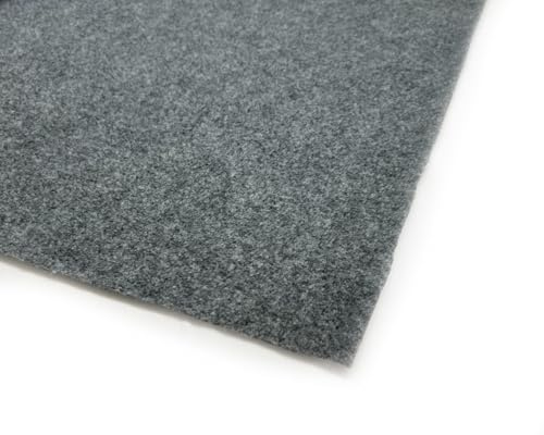 Car Specials Superior Carpet hellgrau (meliert) - selbstklebender Auto Bezugsstoff Bespannstoff Camper Wohnmobil Innenausbau Innenraumverkleidung Car Hifi (1,40m x 5m)