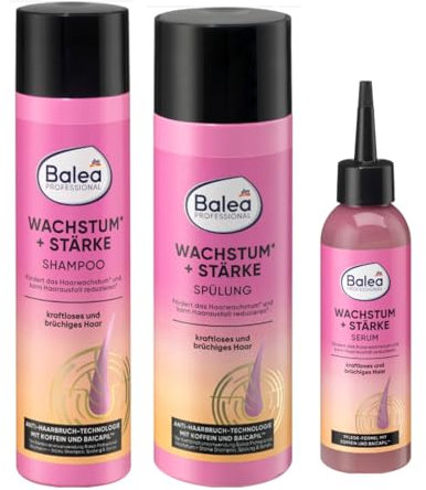 Professional Serum Wachstum & Stärke 1x150ml + Shampoo Wachstum + Stärke, 250 ml + Conditioner Wachstum & Stärke, 200 ml