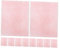 AUTSUPPL 10 Pièces De Coton Cosmétiques Pour Le Visage Lingettes Pour Le Visage Pour Femmes Pour Le Nettoyage Faciaux Exfoliants Rose Tissu Non Tissé