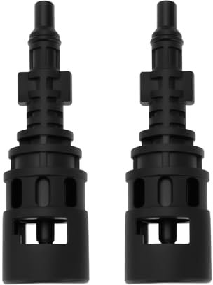 OTOTEC 2 Stück Hochdruchreiniger Adapter Umrüstadapter Kupplungsstecker Kompatibel mit Kärcher Kompatibel mit Lavor Parkside 124x24,5mm Schwarz