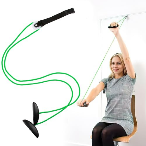 LANAFAY Shoulder Pulley Over the Door, Shoulder Exercise Pulley for Physiotherapy at Home, Arm Rehabilitation Assisting Exercise Equipment for Rotator Cuff Recovery, Improve Flexibility Stretching