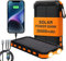 Batterie solaire portable puissante 20 000 mAh, kit de survie UE 2025, chargeur solaire pour téléphone portable, batterie externe, batterie externe, générateur portable