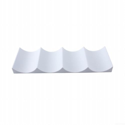 Organizador de nevera de cocina para botellas de vino y cerveza con diseño horizontal apilable, base antideslizante, ahorra espacio, estante con capacidad para 10 botellas (azul)