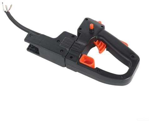 Strapazierfähiger Nylon-Griff hinten mit Doppelklingenschalter für Heckenschere bietet sicheren Halt und reibungslose Bedienung