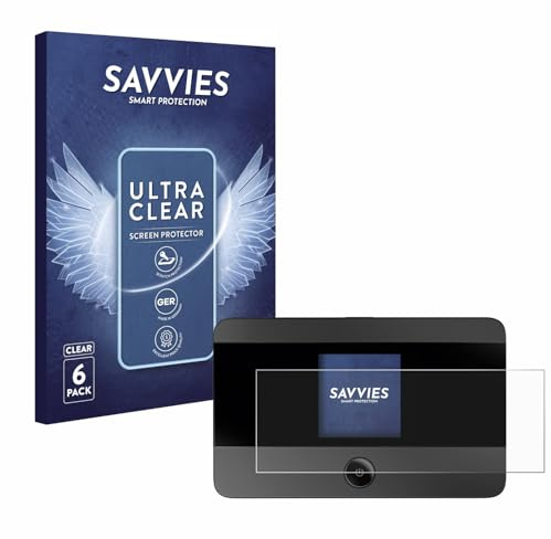 Savvies Schutzfolie für TP-Link M7350 | 6 Stück Transparenter Displayschutz Made in Germany Ultra-Klar Displayschutz-Folie