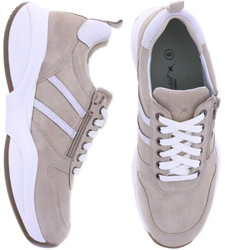 Xsensible Stretchwalker | SWX3 | Taupe Combi | Soft-Stretch-Leder | 300734-530 | Komfort Sneaker