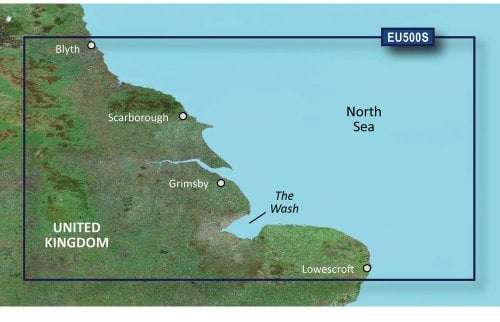GARMIN VEU500S BLYTHE TO LOWESTOFT BLUECHART G2 VISION