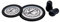 3M Littmann Kit de Pièces Détachées Stéthoscope, Classic III et Cardiology IV, Noir, 40016