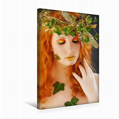 Premium Textil-Leinwand 30 x 45 cm Hoch-Format Waldfee | Wandbild, HD-Bild auf Keilrahmen, Fertigbild auf hochwertigem Vlies, Leinwanddruck von HETIZIA :: Fotodesign