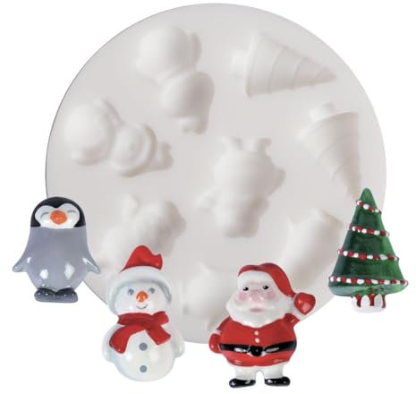 Moule en silicone Noël créations FIMO