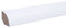 Caisse en panneau MDF 12 x 12 x 2500 mm, blanc