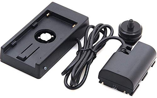NP-F970 Battery Board to LP-E6 Dummy Battery Adapter Plate for Canon EOS R R5 R6 5D2 5D3 5D4 6D 6D 7D 60D 70D II 80D 90D DSLR Camera SmallHD 501 502 702 Monitor & Sony NP-F NP-F970 F960