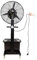 Ventilador nebulizador Exterior terraza Jardin Bar deposito Agua 42 litros/Ventiladores de pedestal/Ventilador Industrial de pie /3 Velocidades/Negro