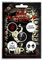 Alice Cooper badge pack Eyes Logo schools out Nue offiziell 5 x Pin Button