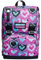 Seven Rucksack, für Schule, Sport & Freizeit, Erweiterbarer Schulranzen, Geräumige Schultasche für Teenager, Mädchen und Jungen, Extra Platz, Doppelfach, rosa-hellblau