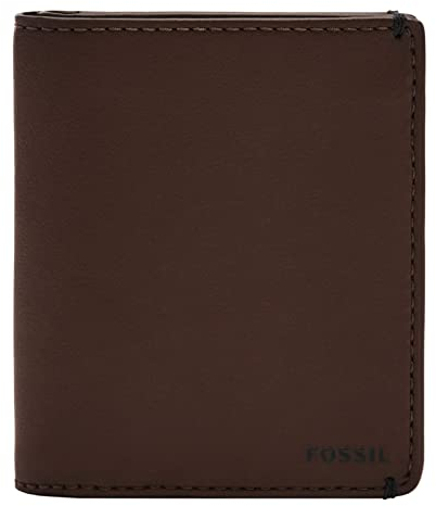 FOSSIL Joshua Vegan Cactus Front Pocket Wallet Espresso