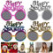 Seasboes Silvester Brille, Sylvester Party Deko, 4 Stück Lustige Brillen, Partybrille Fotobox Accessoires für Erwachsene und Kinder Neujahrsdeko, Silvester Deko