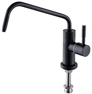 Robinet Cuisine pour Osmoseur Deau Robinet Osmoseur G1/4 En Acier Inoxydable Filtre a eau Robinet,un Noir