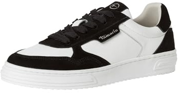 Tamaris Damen Sneaker Low Leder; Black/schwarz; 39 EU