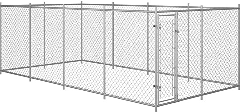 GuyAna Outdoor-Hundezwinger 8x4x2 m Zwinger Winter Hundezwinger Mit Dach Outdoor