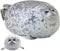 SiSfeL Niedliches Siegelkissen, Blau Robbe Kuscheltier Plüschtier-Schlafkissenspielzeug, Chubby Blob Seal Pillow Cushion für Kinder und Erwachsene (30cm)