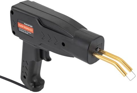 Saldatrice in plastica da 100 W, kit di riparazione del paraurti auto, 800 – 900 ℃ saldatrice in plastica con 1 sacchetto di graffette calde & scatola degli attrezzi di plastica saldatrice per