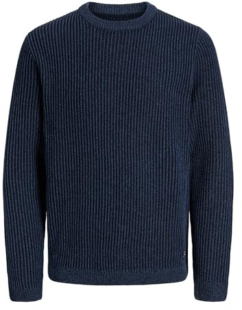 JACK & JONES Male Strickpullover Einfarbig Strickpullover