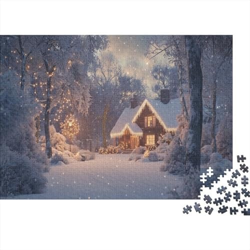 Weihnachten Puzzles 1000-teilige Herausforderungsspielzeug Einzigartiges Geschenk Märchen Limited Edition Für Erwachsene Und Kinder 1000pcs (75x50cm)