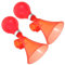 UPKOCH 2 Stück Fahrradklingel Hupe laut Klingel für Kinderfahrrad Kinderglocke Horn drücken Kinderfahrradhupe Bike Horn Bike Gadgets Bike Bell Clown-Horn Hupe für Kinderroller Plastik rot