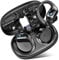 Bluetooth Kopfhörer Sport, 75H Wireless Earbuds Tiefer Bass, Kopfhörer Kabellos Bluetooth 5.4 mit ENC Noise Cancelling Mic, In Ear Kopfhörer IPX8 Wasserdicht Ohrhaken, Ohrhörer für Android IOS Schwarz