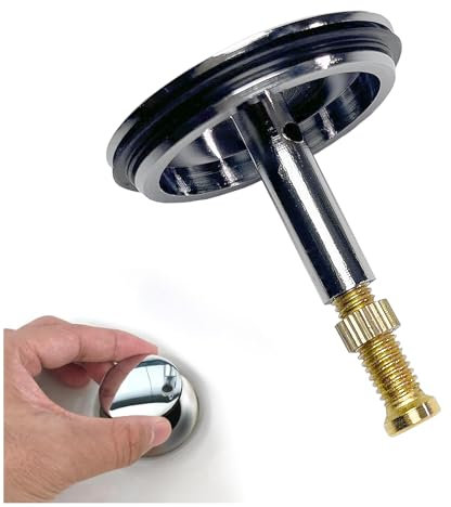 Badewannenstöpsel Abflussstopfen badewanne Stöpsel badewanne Wannenstöpsel Stopfen badewanne Badewanne abfluss stöpsel Universal stopfen mit Verstellbarer Schraube Badewanne stopfen 43mm (A)