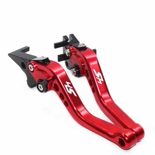 HZlailai Moto Leve freno per SH125 SH 125 sh125 2014-2025 2018 SH 125i Moto di alluminio di CNC regolabile brevi leve frizione Rosso