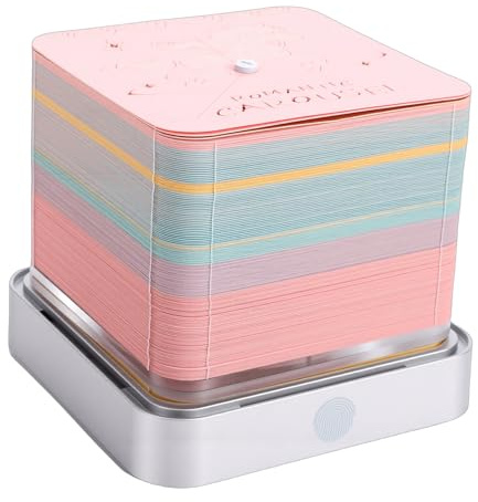 TIKATARER Time Piece-Kalender 2026 mit Lichtern, 3D-Kunstkalender-Notizblock, Kreativer Notizblock Zum Abreißen von Papierschnitzereien mit LED-3D-Design, Ideal Als Schreibtischdekoration, Geschenk