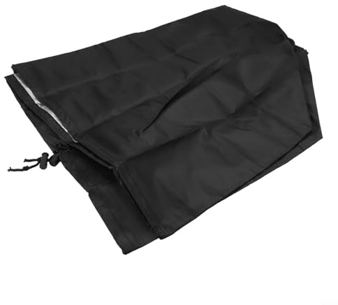 PureBowlic Copertura per filtro a sabbia per piscina Oxford 210D per pompa Intex, protezione esterna impermeabile per cerniera e coulisse, maniglia facile da riporre, nera, 55 x 50 x 62 cm