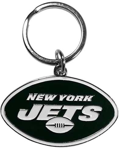 Siskiyou Schlüsselanhänger, Motiv: NFL, Chrom, unisex, SFCK100, Schwarz