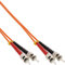 InLine 81510 câble de Fibre Optique 10 m St Orange - Câbles de Fibre Optique (10 m, St, St, Male Connector/Male Connector, Orange)