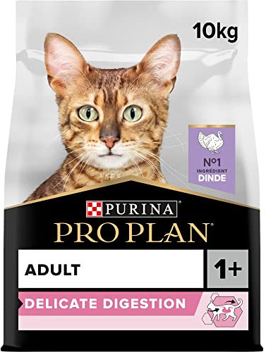 PURINA PRO PLAN Cat Delicate Adult OPTIRENAL reich an Truthahn Trockenfutter Beutel 10kg