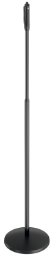 K&M Einhand-Mikrofonstativ Elegance - Modern und elegant, Schwarz, Stahl und Kunststoff, 3/8', 1730 mm, MICROPHONE_STAND