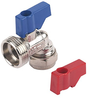 Angled Washing Machine Valve Elbow 15mm x 3/4 BSP