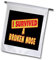 3dRose I Survived a Broken Nose Survival Pride and Humor Design Gartenflagge, 30,5 x 45,7 cm