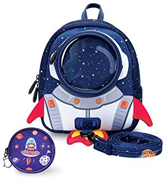 Yisibo Kinder-Rucksack mit Sicherheitsleine, Anti-Verlier-Rucksack für Jungen und Mädchen