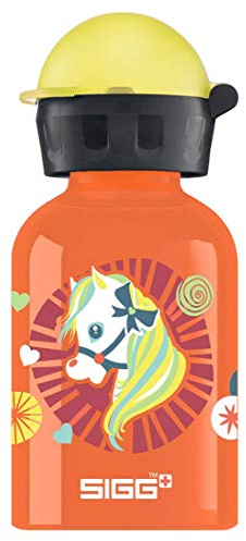 SIGG Gourde pour Enfant Shetty (0.3 L), Petite bouteille sans BPA et sans solvants avec bouchon de sécurité, Gourde en aluminium ultra-résistante