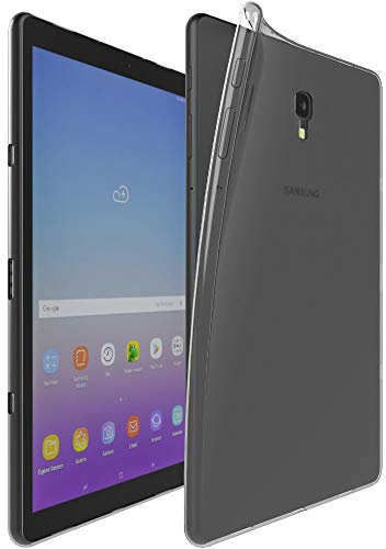 ebestStar - Cover per Samsung Galaxy Tab A 10.5 (2018) T590 T595, Custodia Silicone Trasparente, Protezione TPU Antiurto, Morbida Sottile Slim, Trasparente