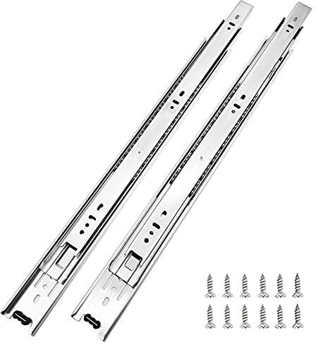 Schubladenschienen ohne Absenkautomatik 22 Inch 6 Paar